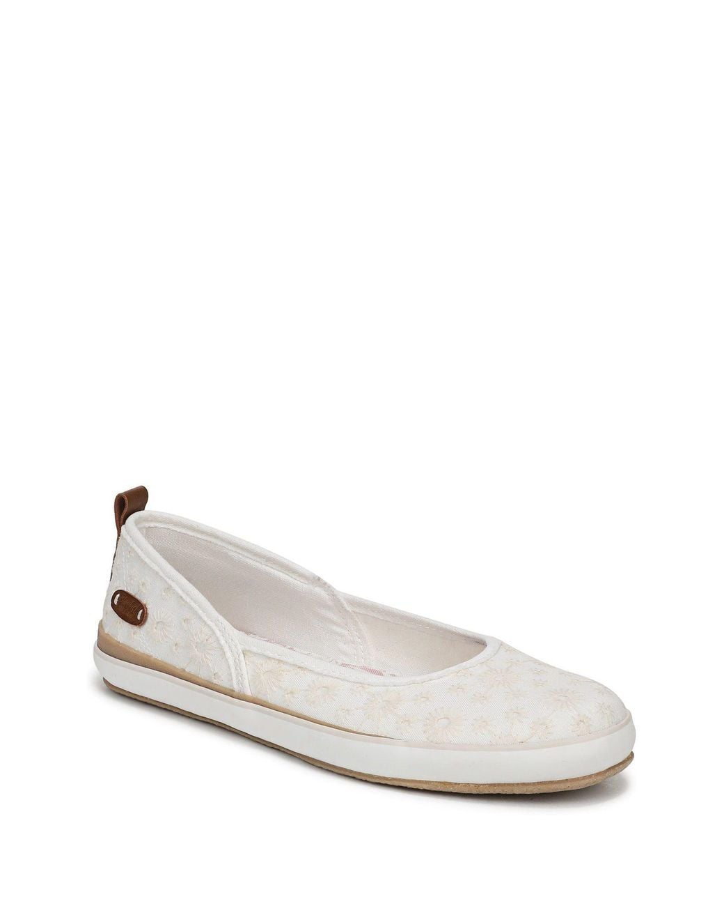 Blowfish White Ez Does It Ballet Flats