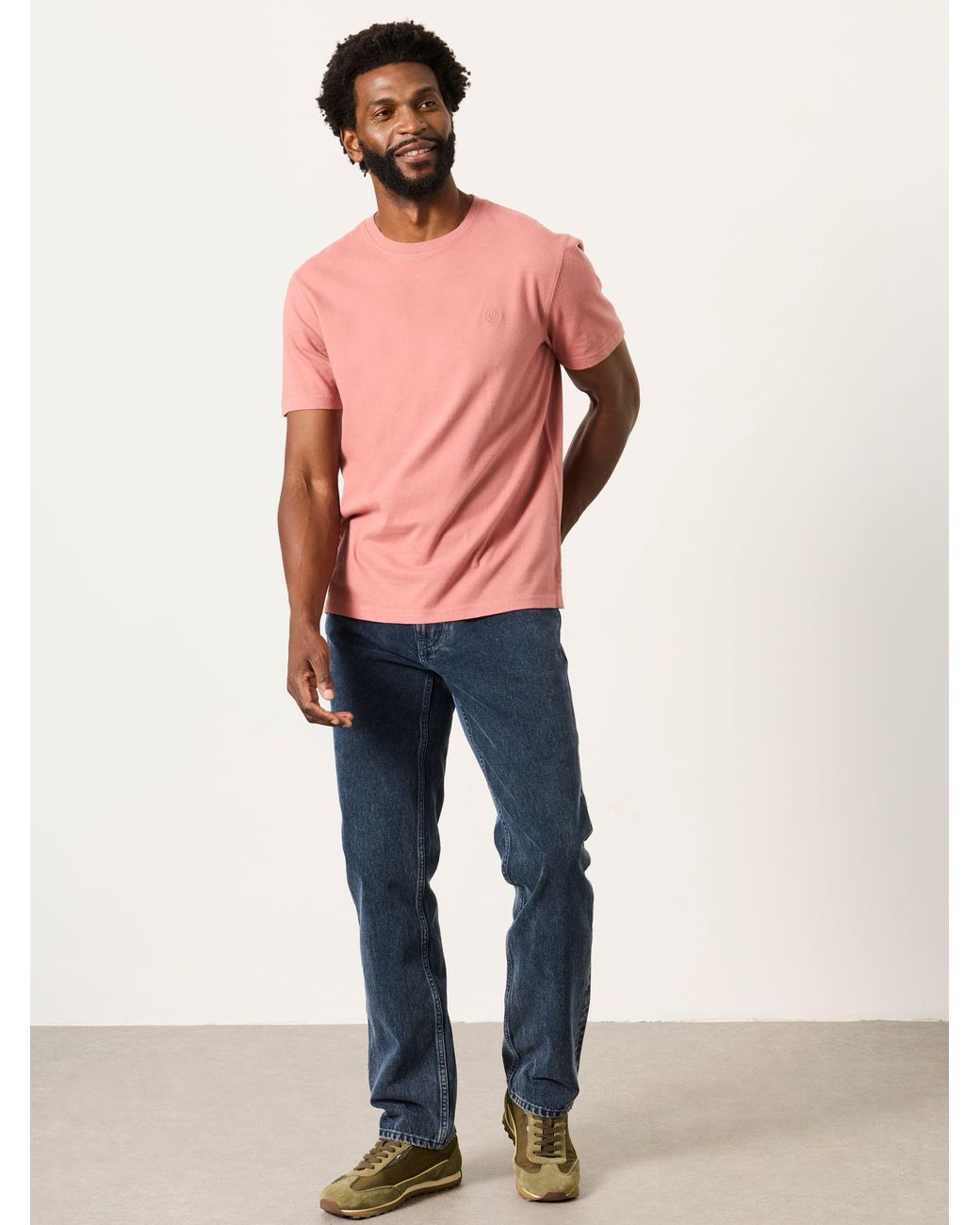 FatFace Pink Lulworth Short Sleevet-Shirt for men