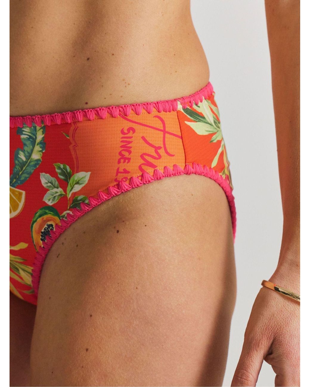Figleaves Orange Classic Bikini Brief
