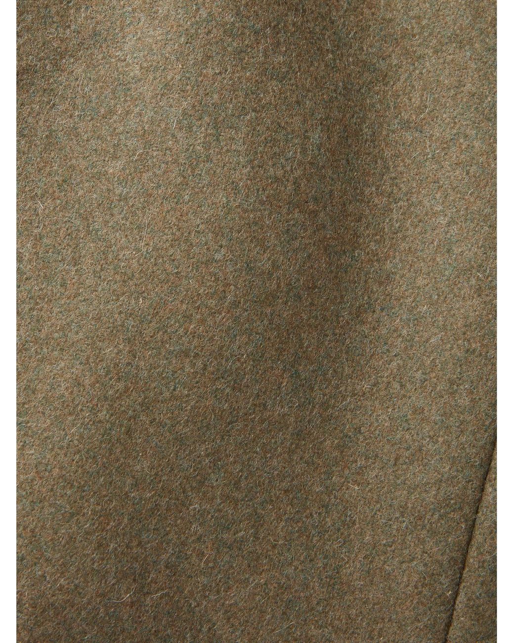 aubi Green Wragby Double Breasted Wool Coat for men