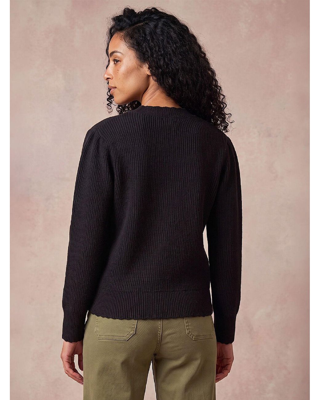 Roman Black Multi Button Knit Cardigan