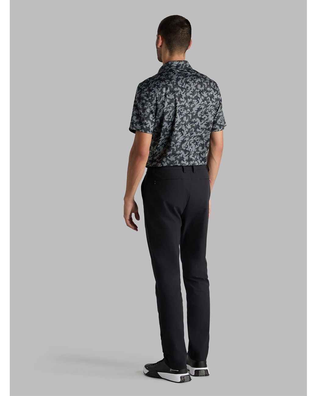 G/FORE Mapped Icon Camo Tech Jersey Polo Shirt in Blue for Men | Lyst