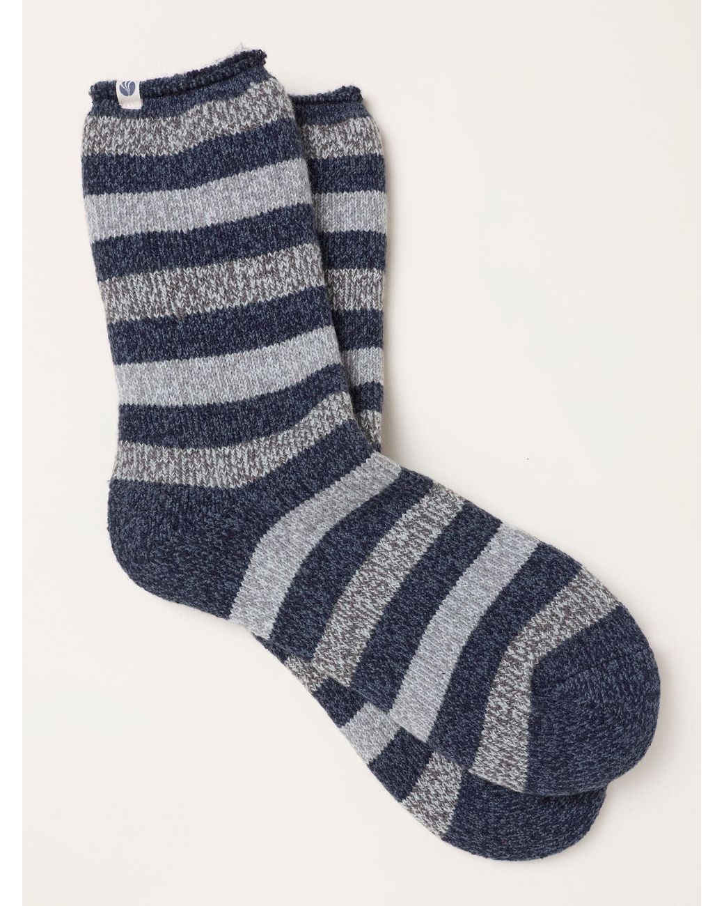 FatFace Blue Fatface Striped Thermal Socks for men