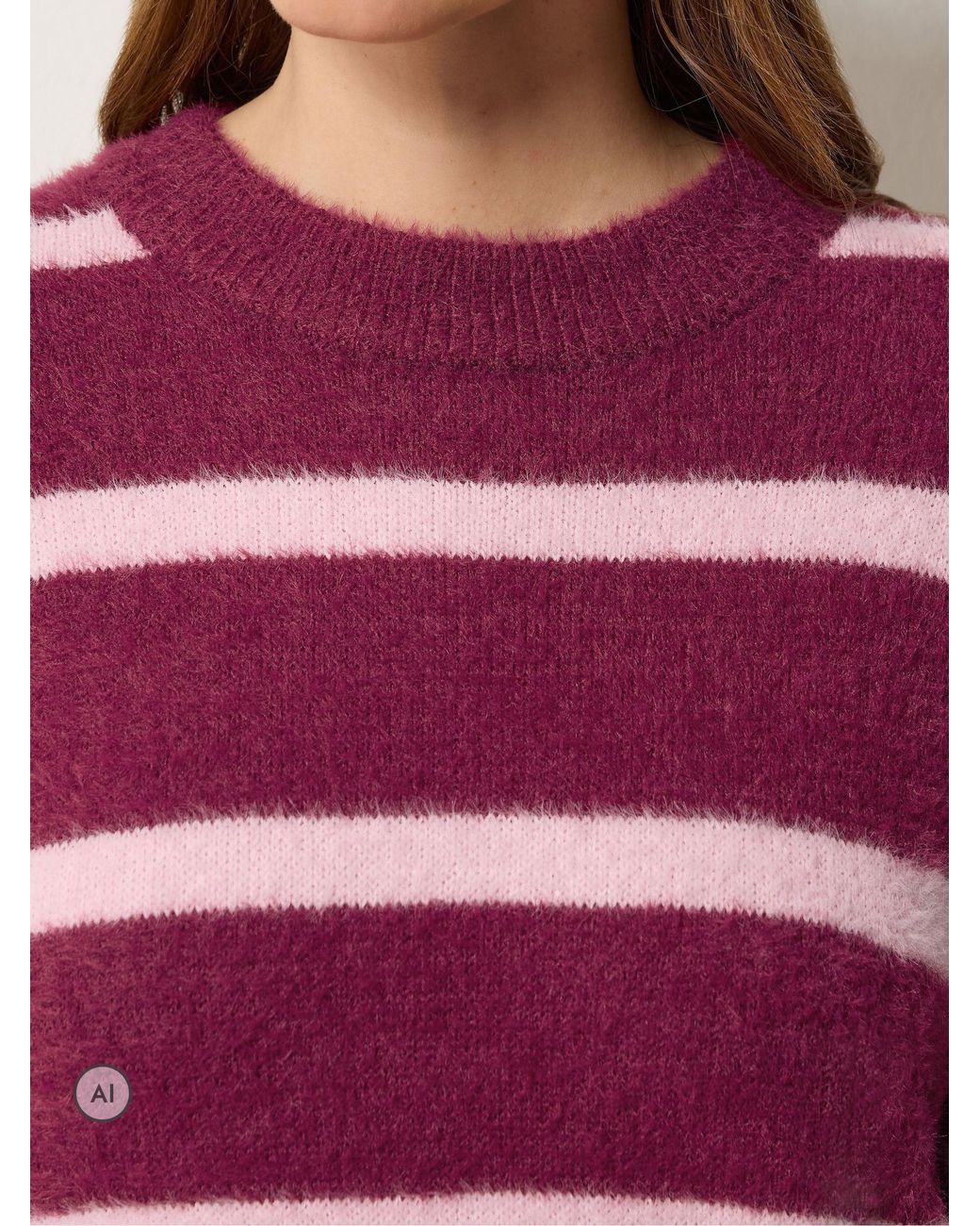 M Com Red Stripe Jumper