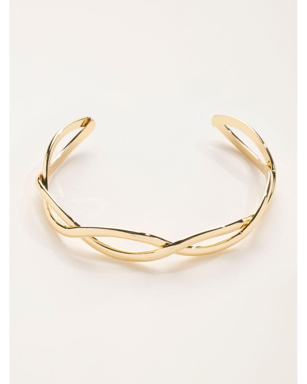 FatFace Green Twist Bangle