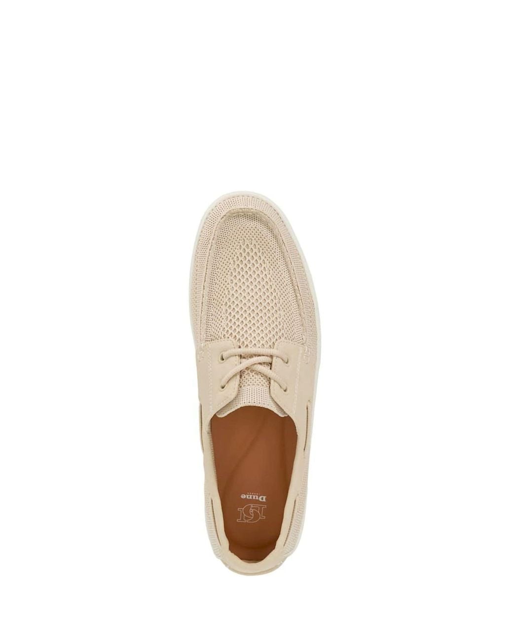 Dune Blaizerss Gestrickte Bootsschuhe in White für Herren