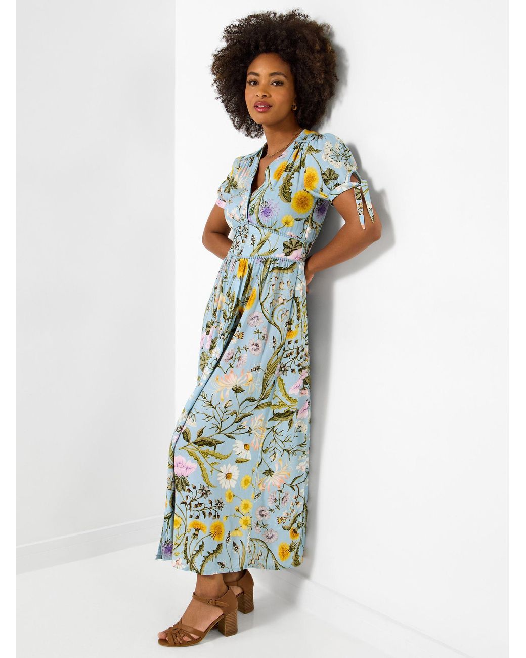 princess polly baby blue dress Italian Sporty Nylon Overall Dress – Tibi Official main image 1