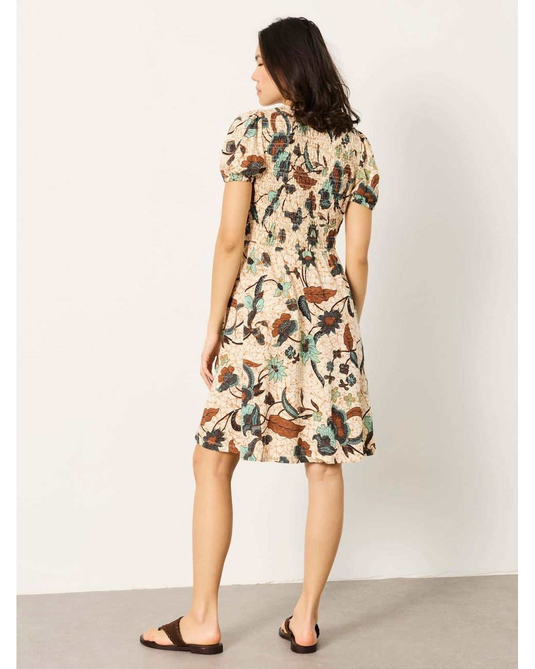 FatFace Natural Nora Petite Jersey Dress