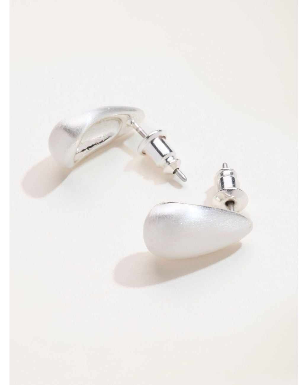 FatFace Natural Brushed Stud Earrings