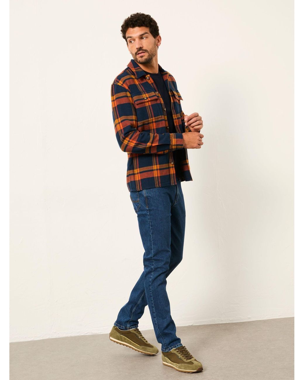 FatFace Blue Slim Fit Jeans for men
