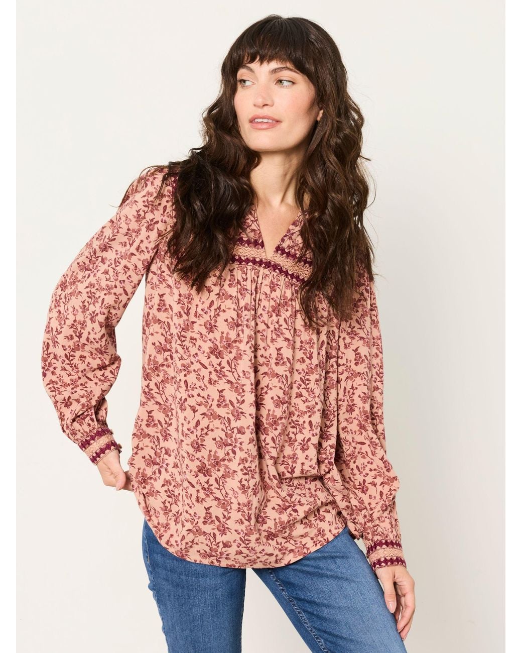FatFace Multicolor Laurel Blouse