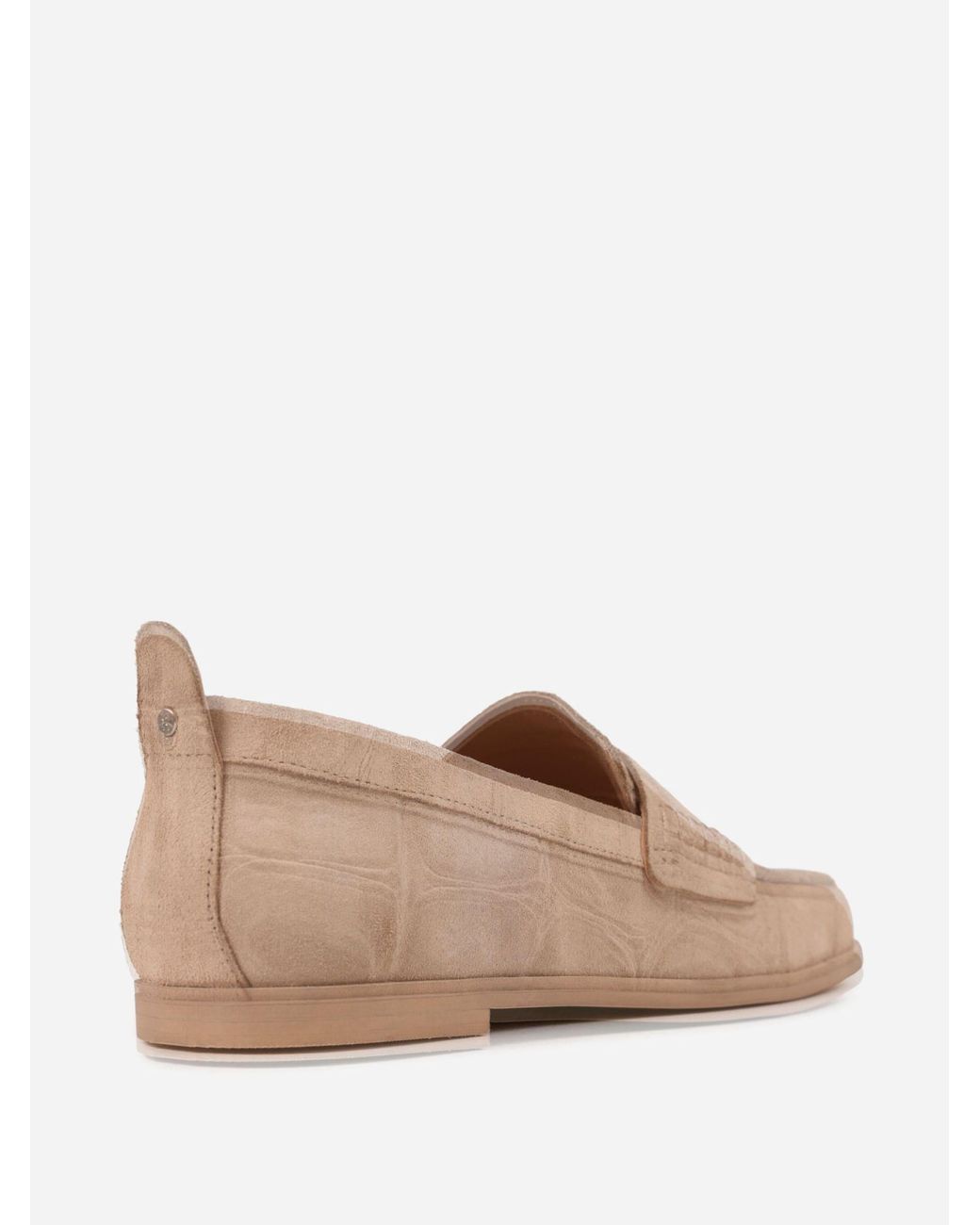Bronx Pink Colby Suede Loafers