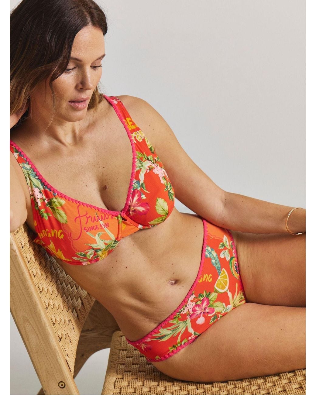 Figleaves Orange Classic Bikini Brief
