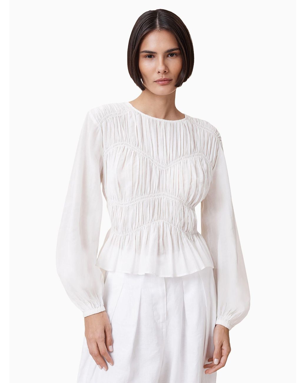 AllSaints White Allsaints Melani Top
