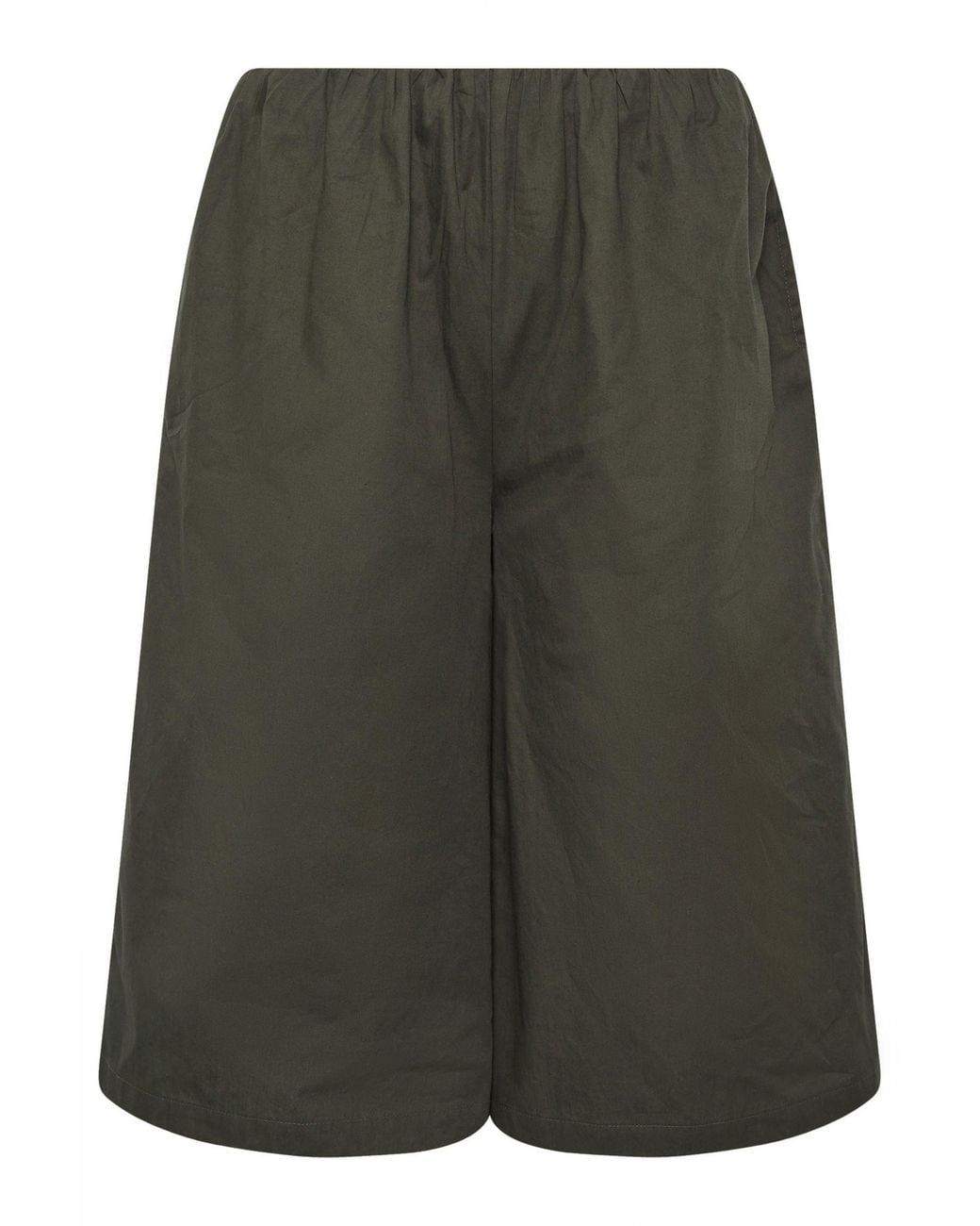 PixieGirl Petite Green Poplin Extra Long Culottes