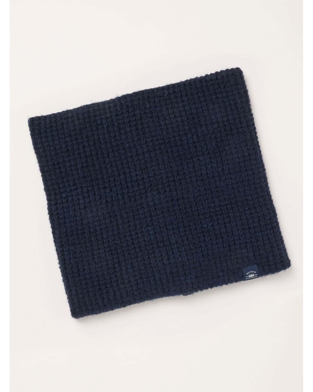 FatFace Blue Fatface Waffle Snood for men