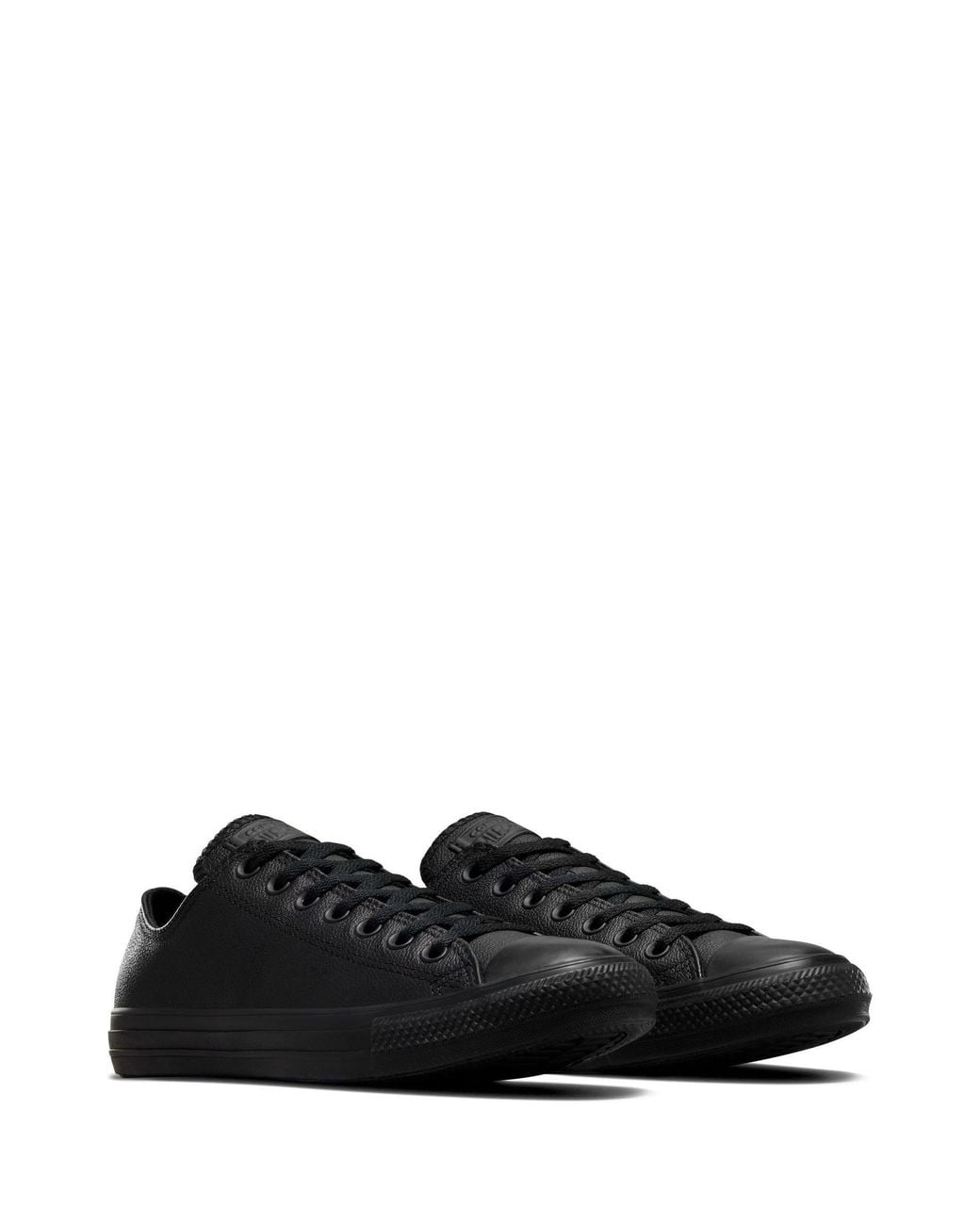 Converse Black Chuck Taylor Ox Leather Trainers for men