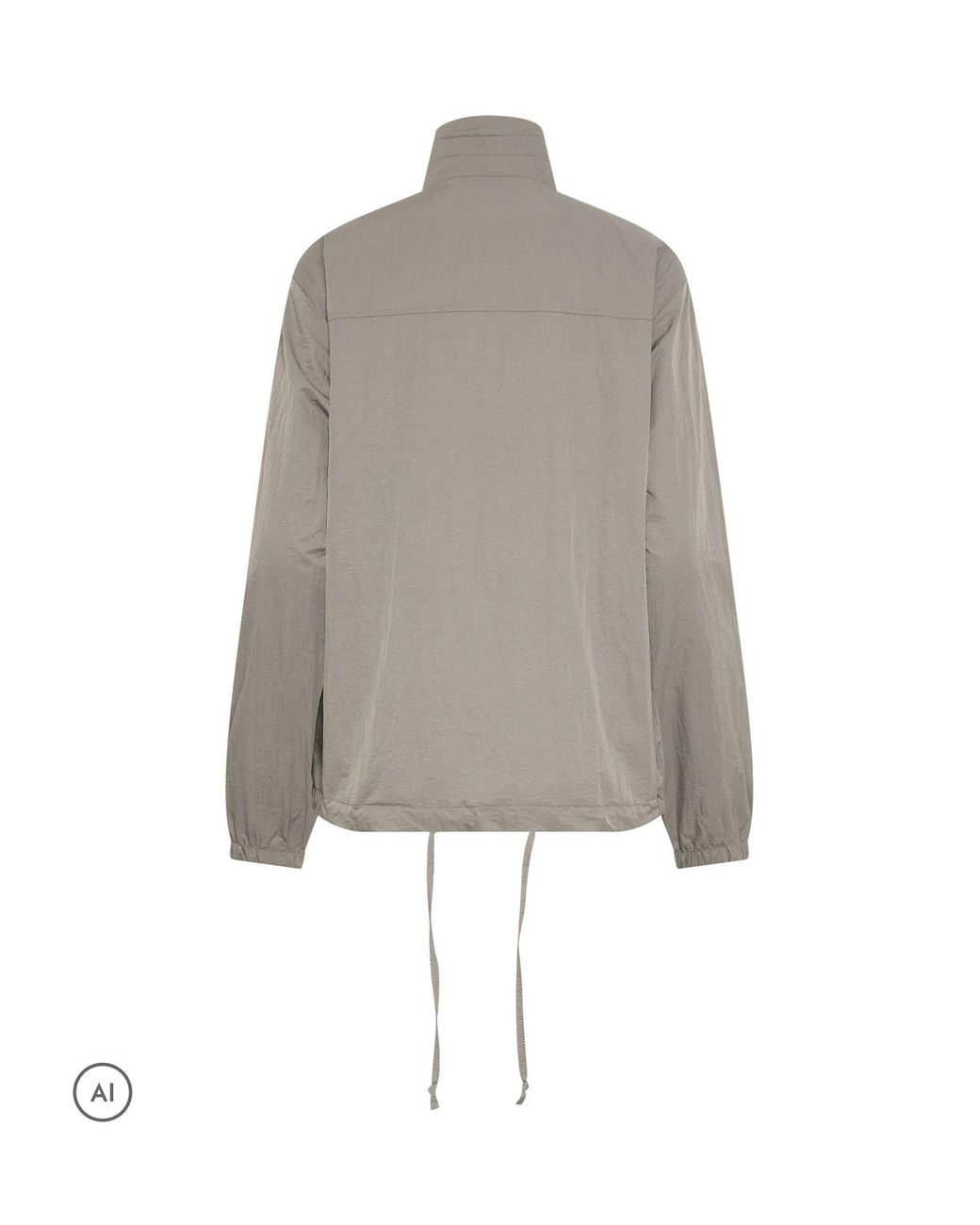 Long Tall Sally Gray Windbreaker Jacket
