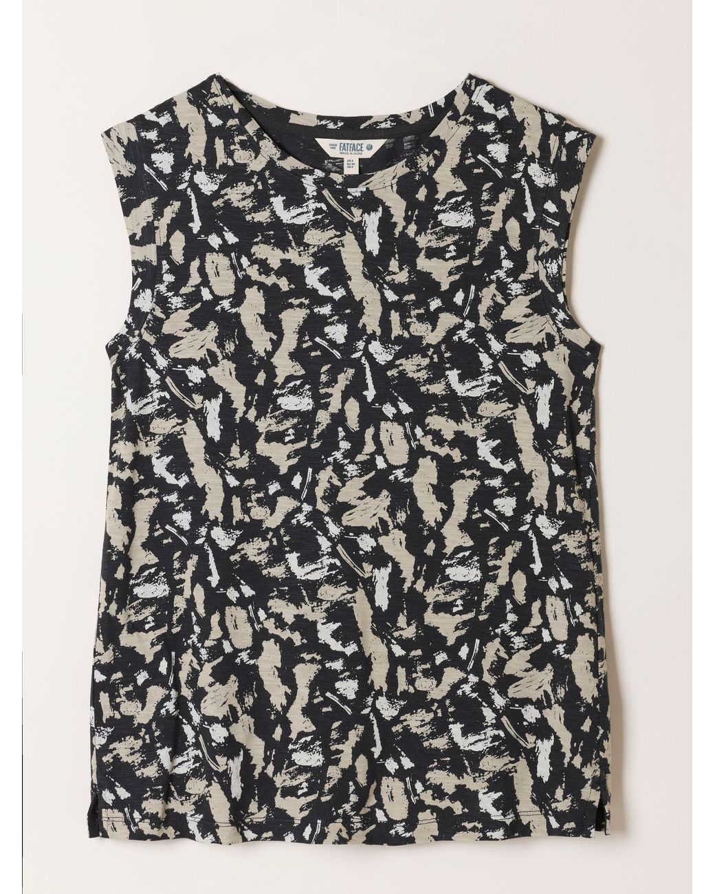 FatFace White Tia Tank Top