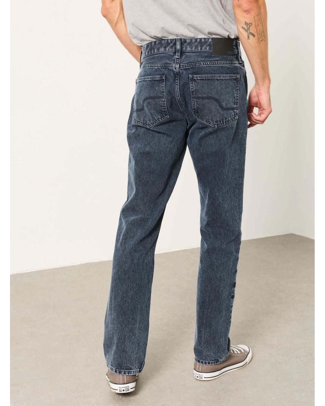 FatFace Blue Straight Fit Jeans for men