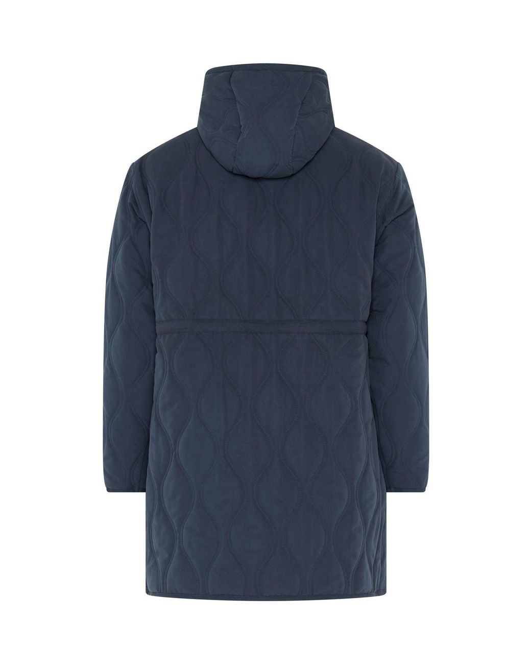 Evans Blue Quilted Short Jacket