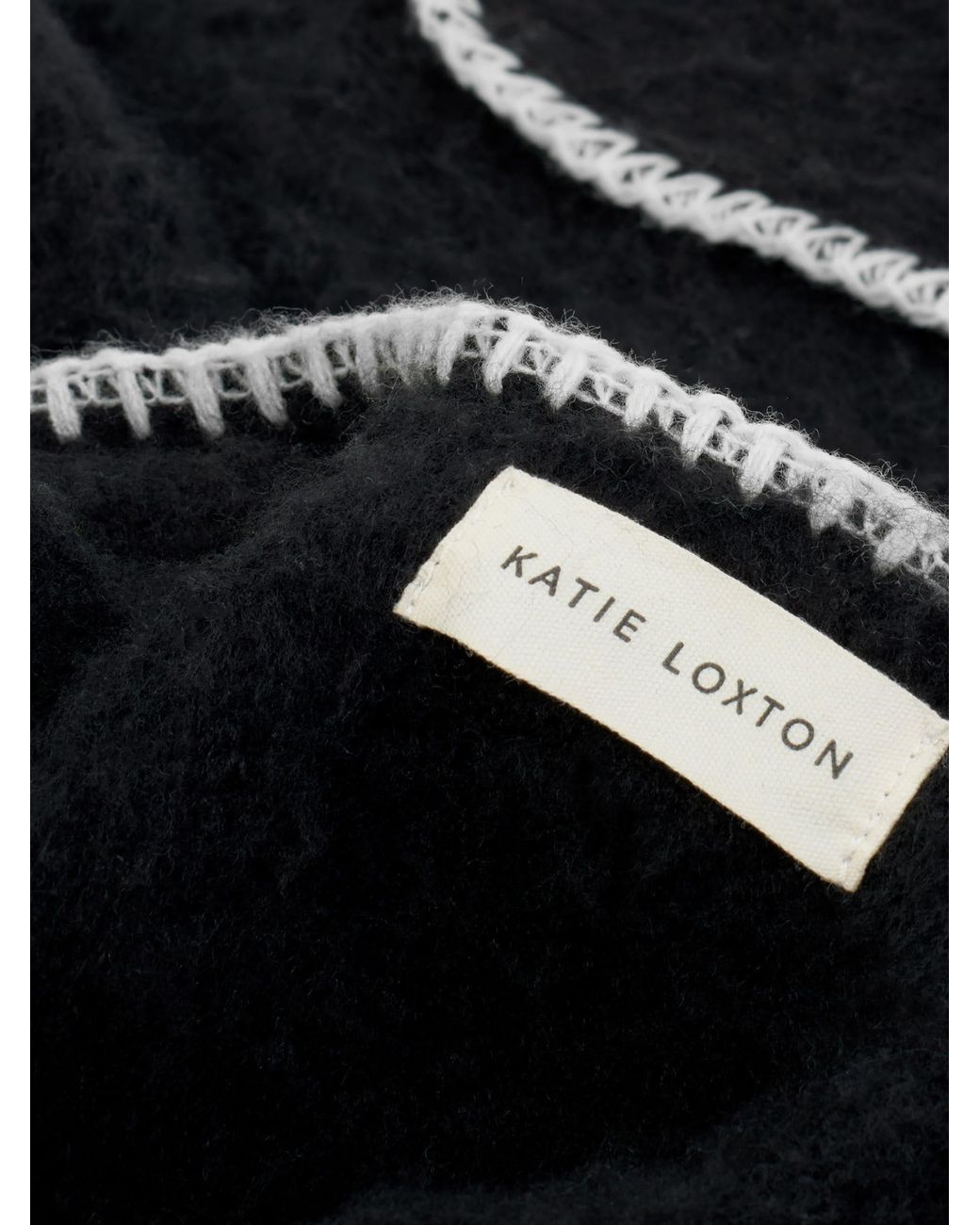 Katie Loxton Black Whipstitch Cape With Belt