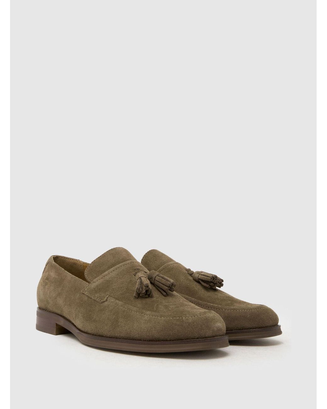 Schuh Brown Ronen Suede Loafer for men