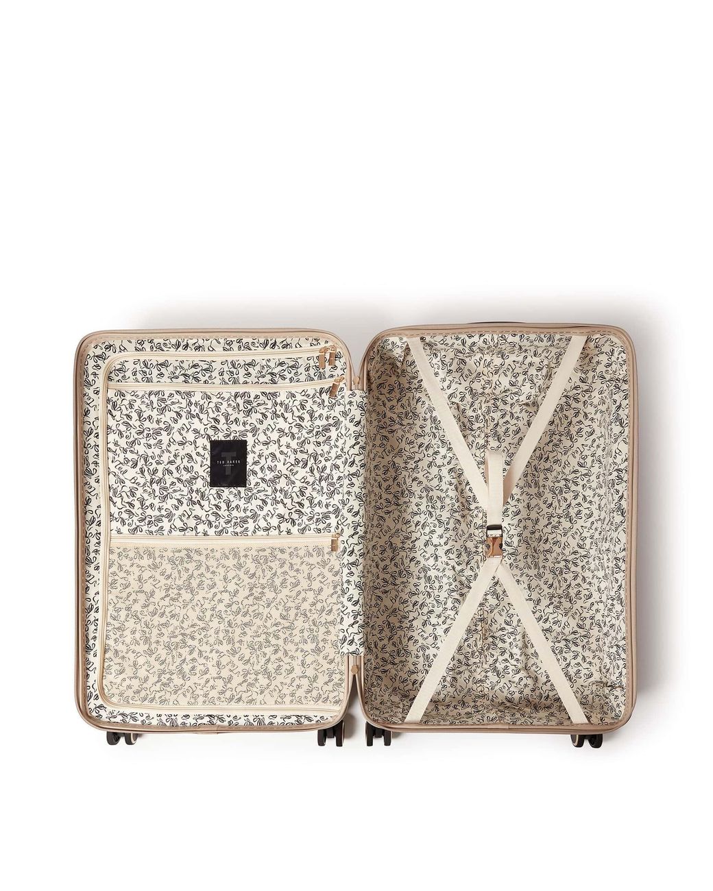 Ted Baker Natural Icon Case Croc Large Suitcase