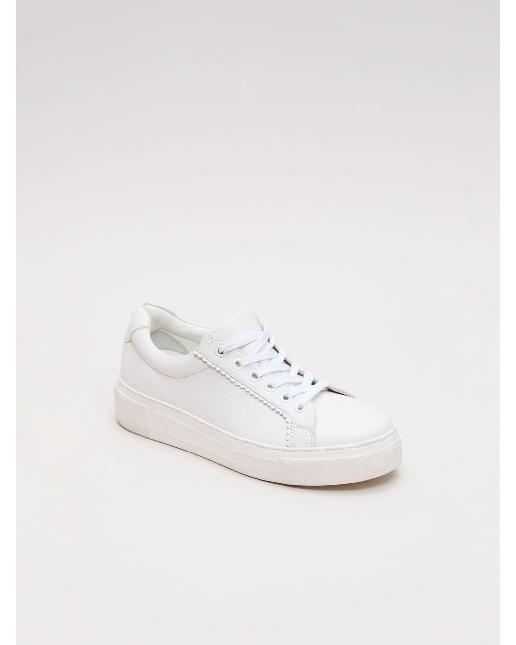 Phase Eight Natural Leather Trainers
