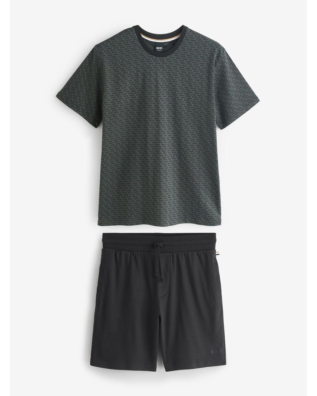 Boss Black Logo Boxed Pyjamas for men