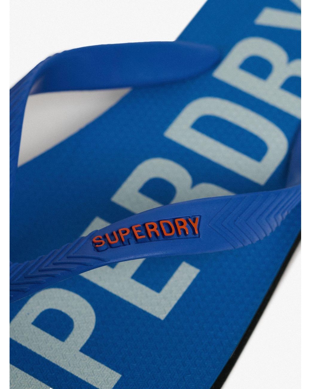 Superdry Blue Core Essential Flip Flops for men