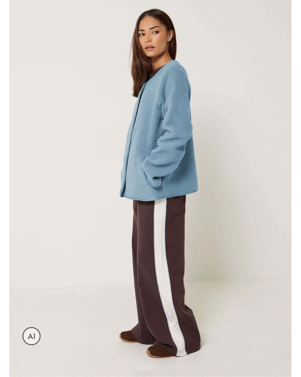 PixieGirl Petite Blue Borg Jacket
