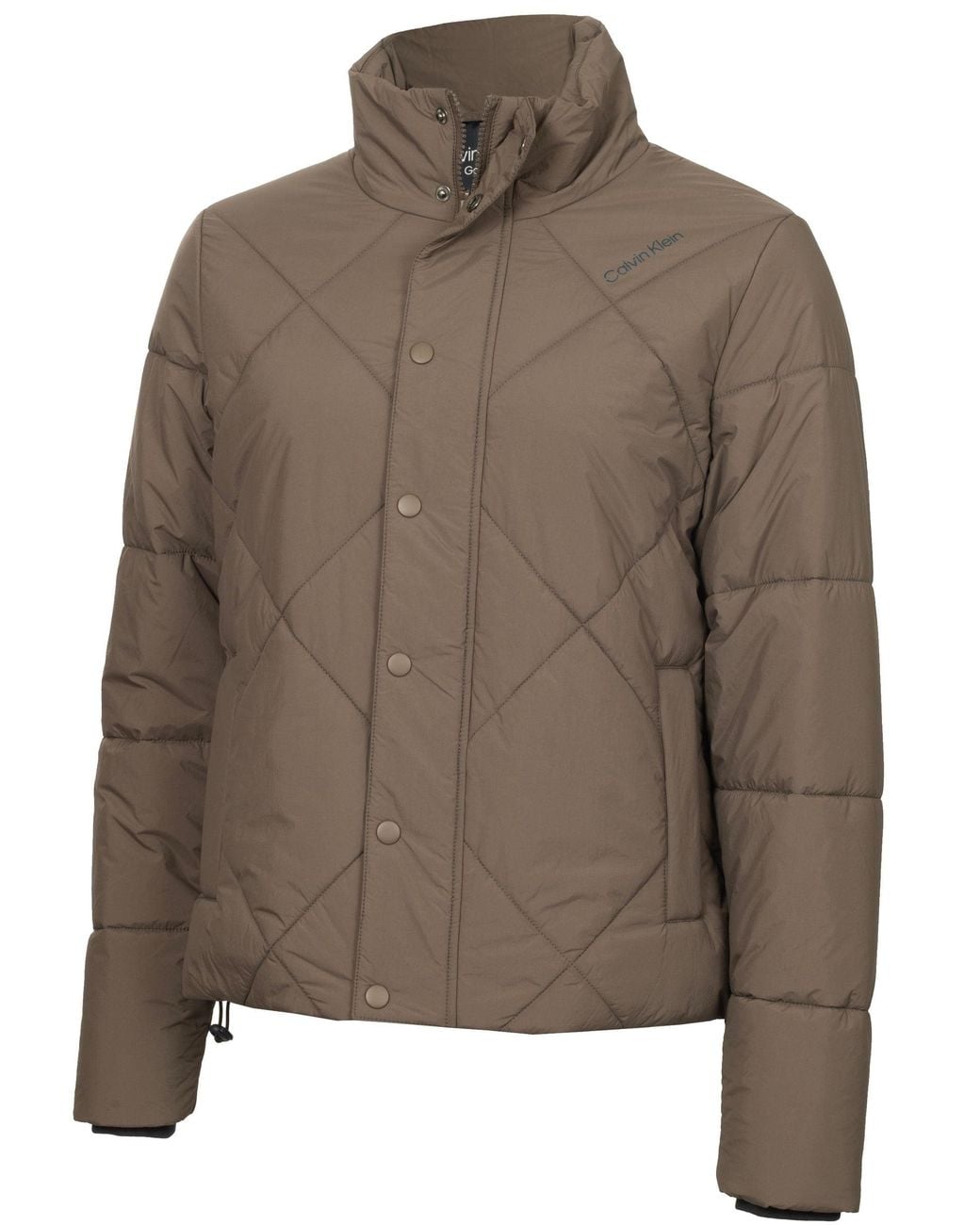 Calvin Klein Brown Icyln Puffer Jacket
