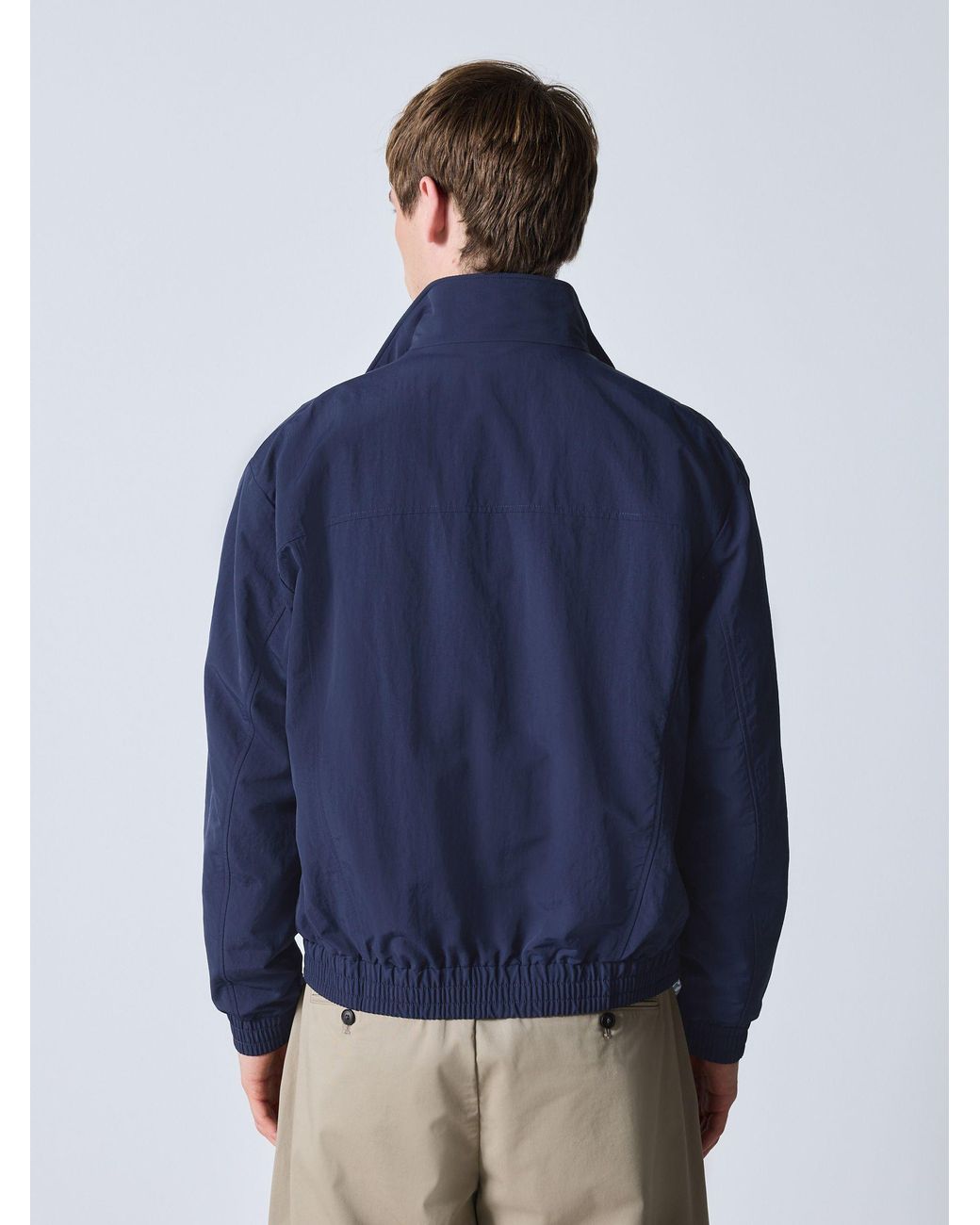 Next Blue Funnel Neck Zip Up Jacket for men