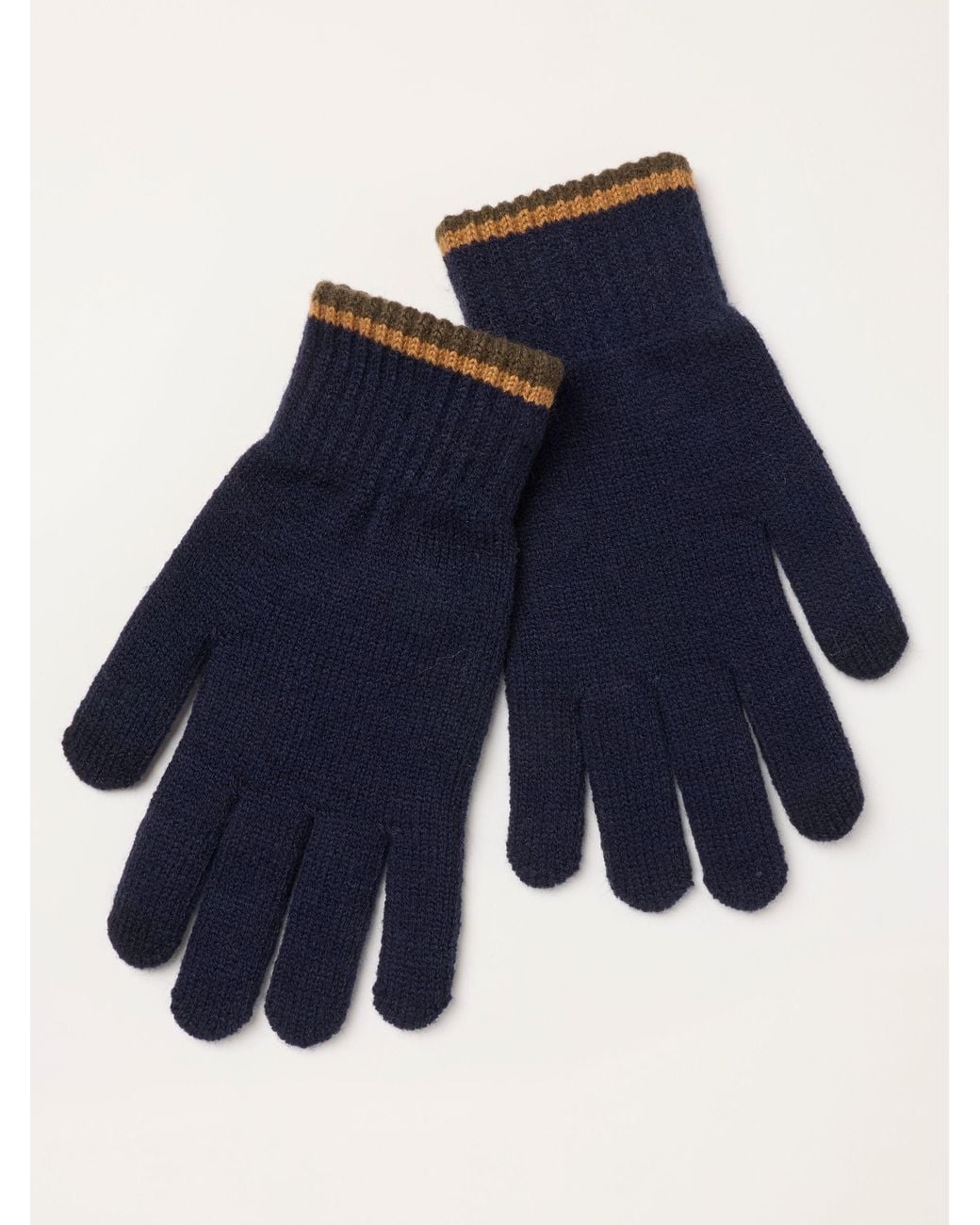 FatFace Blue Fatface Lewis Gloves for men