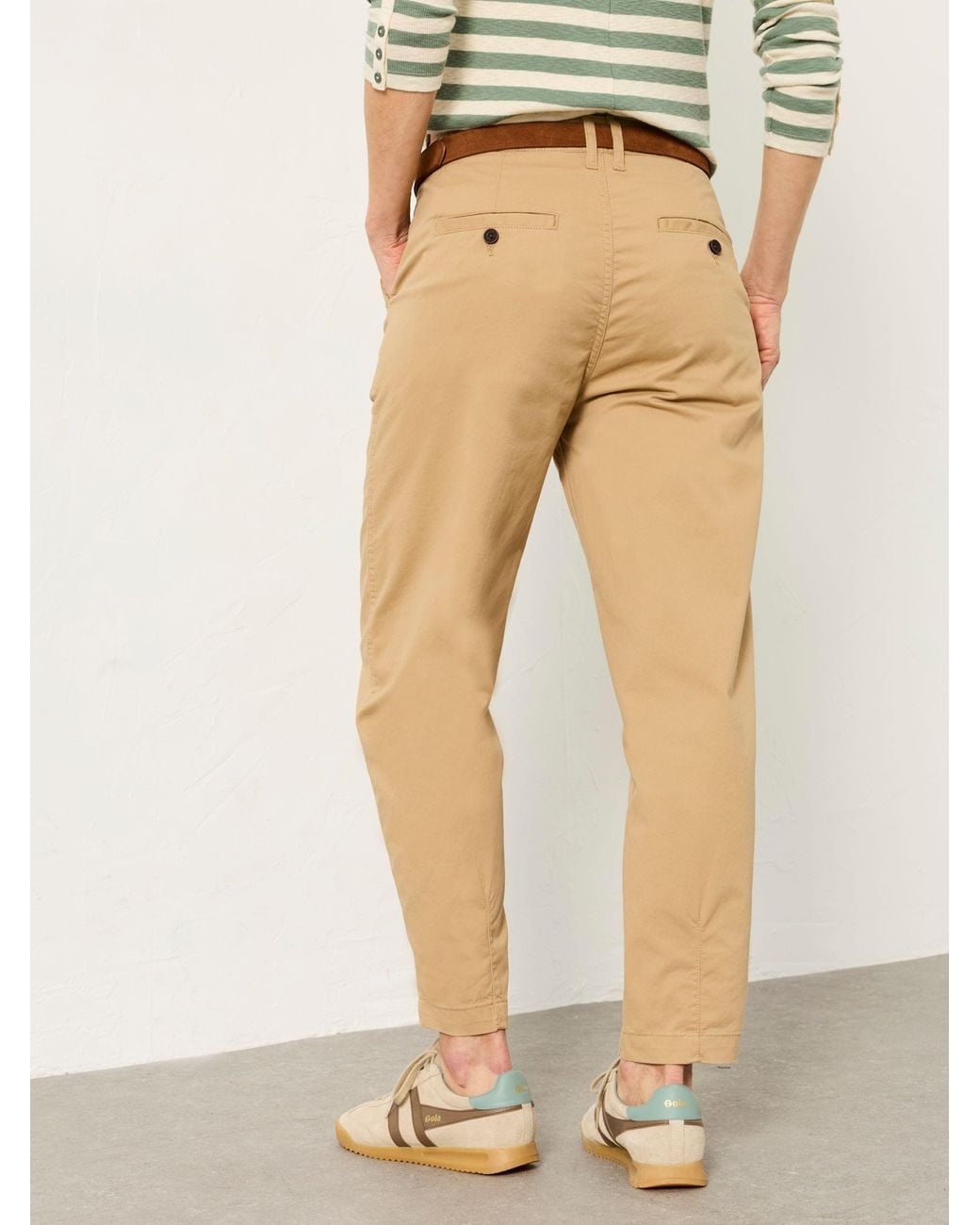 FatFace Natural Blazey Tapered Chino Trousers