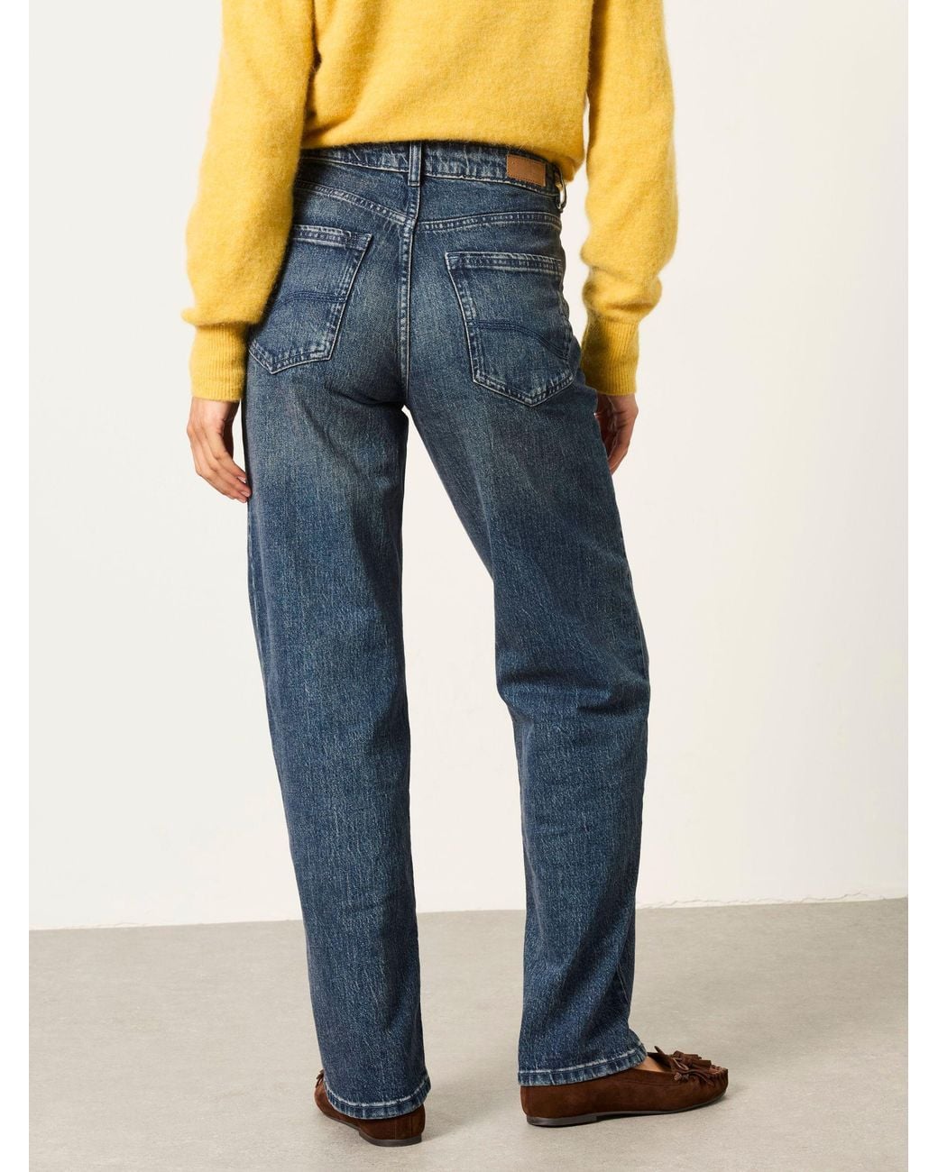 FatFace Blue Filby Relaxed Straight Jeans
