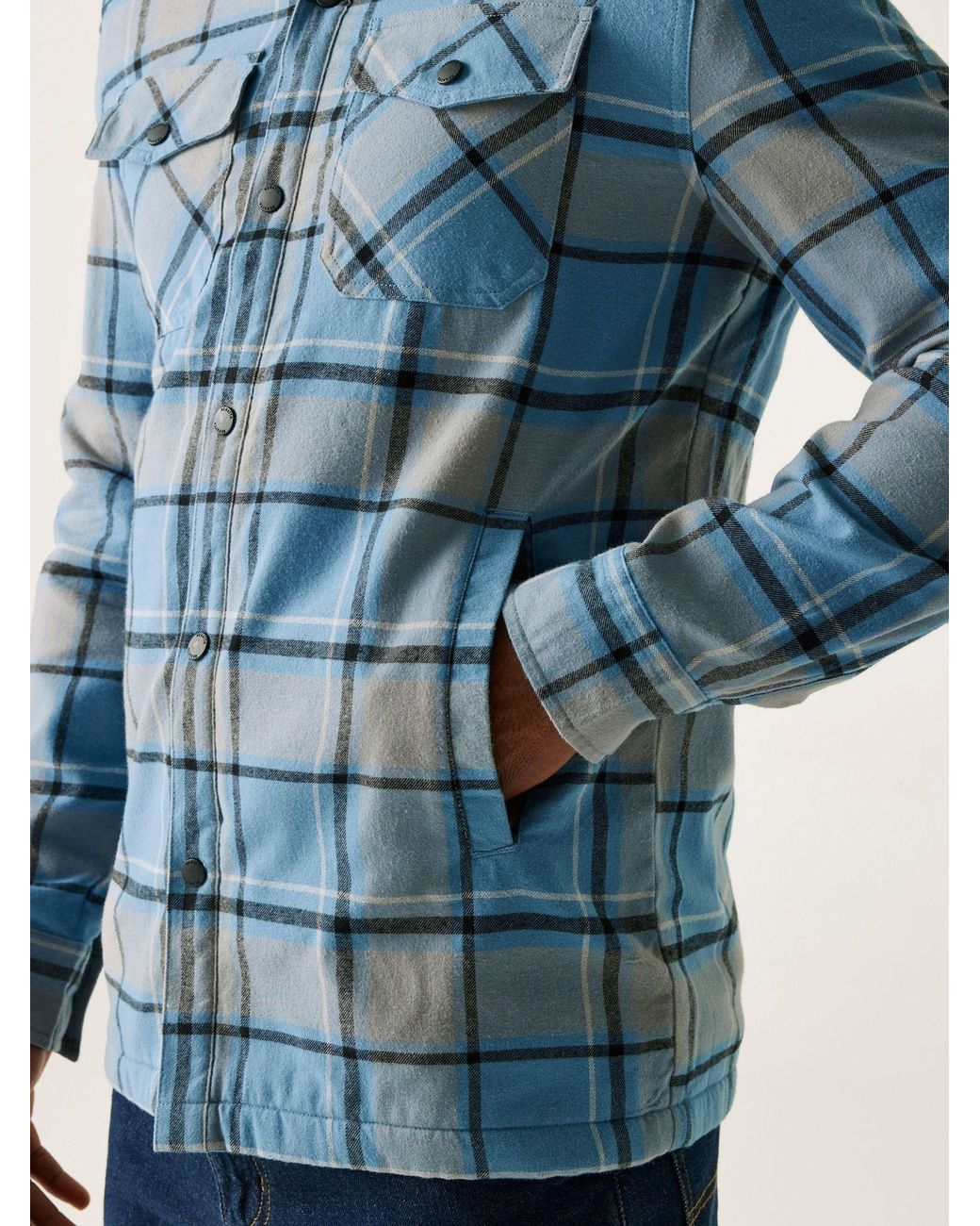 Regatta Blue Spennith Shacket for men