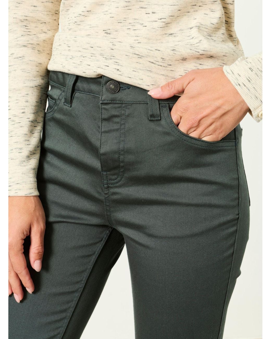 FatFace Green Hayle Five Pocket Jeggings