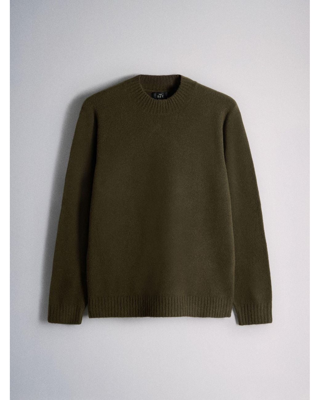 The Set Green 2 Pack Soft Knit Jumpers for men