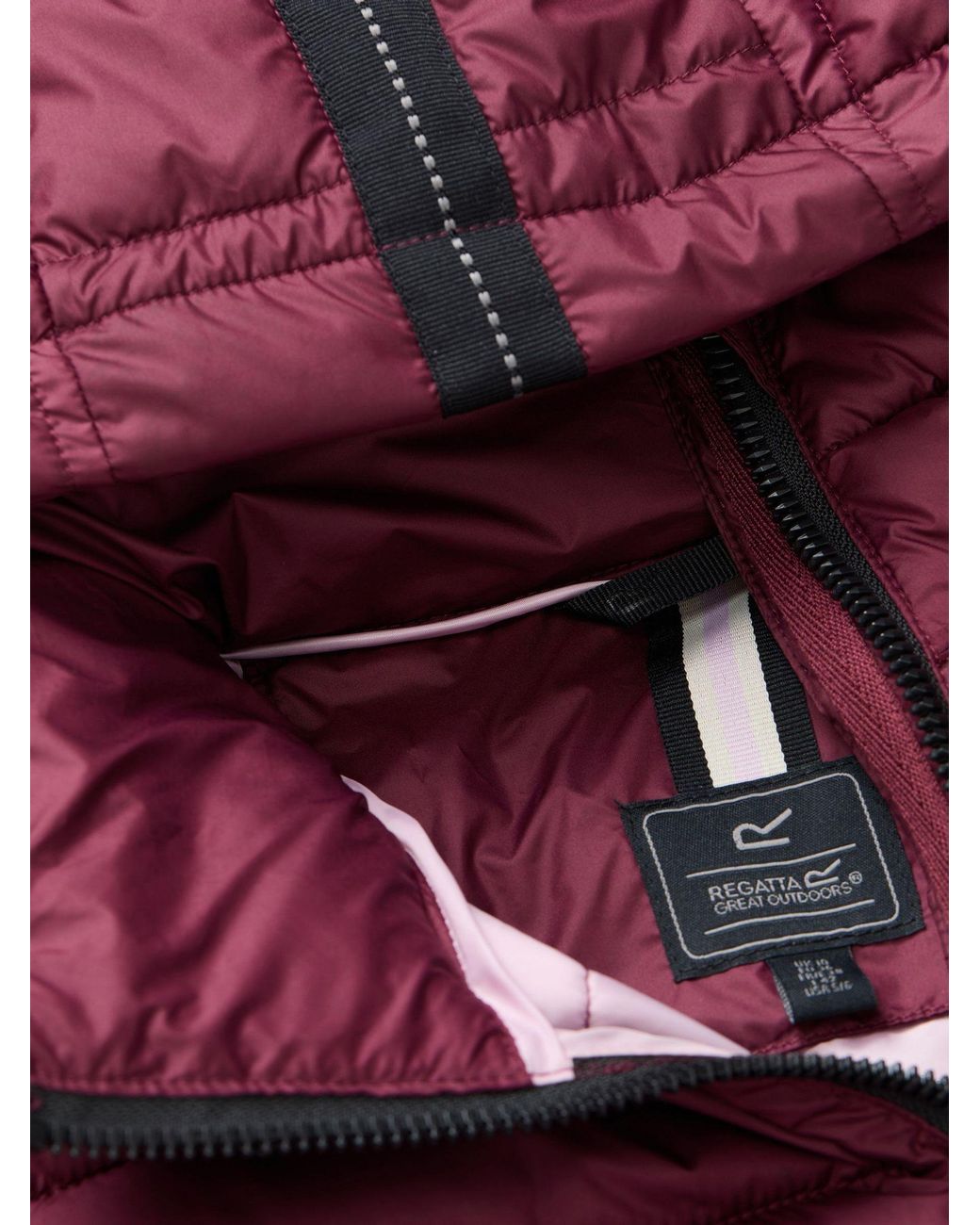 Regatta Purple Amara Baffled Jacket