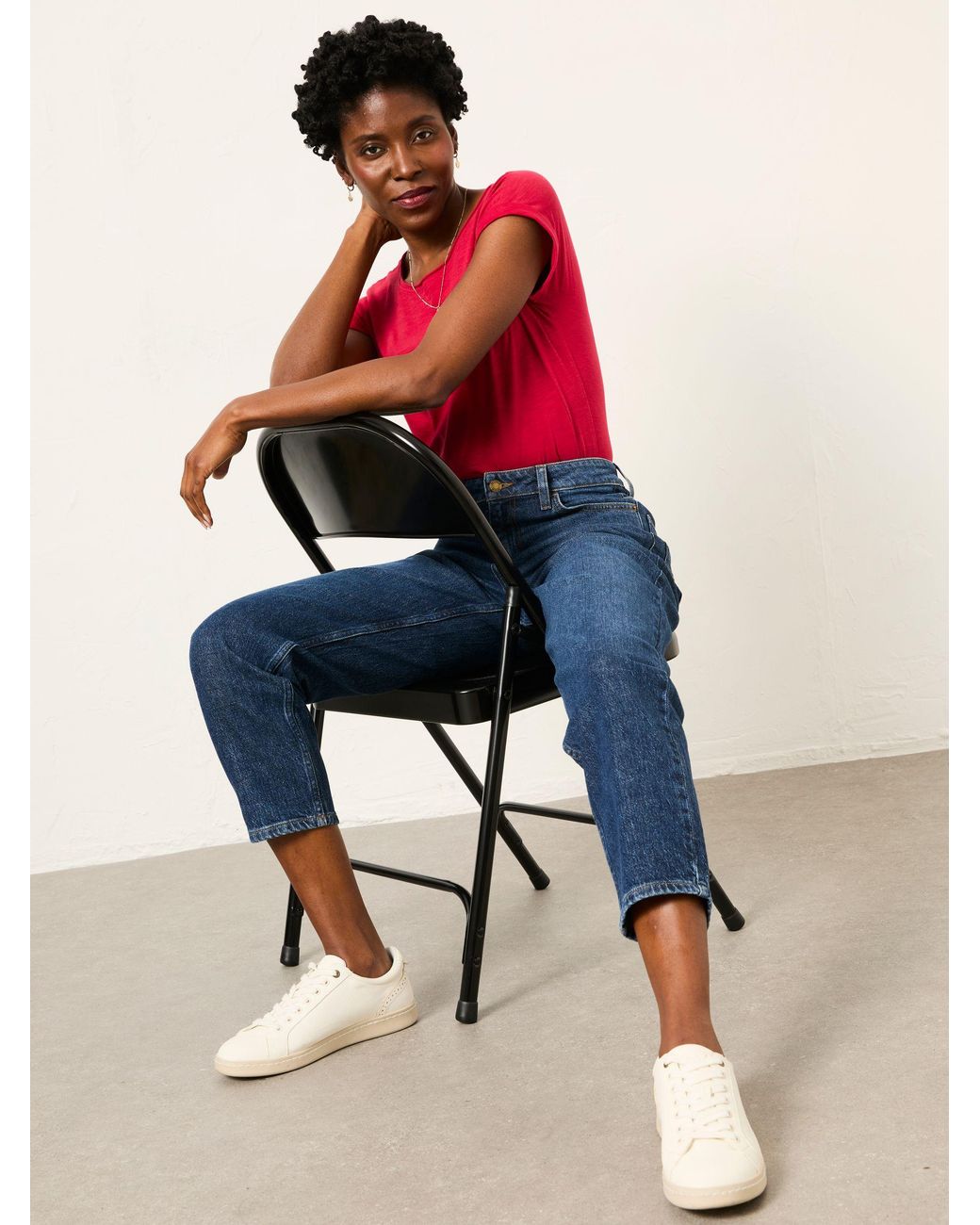FatFace Blue Marlow Taper Leg Jeans