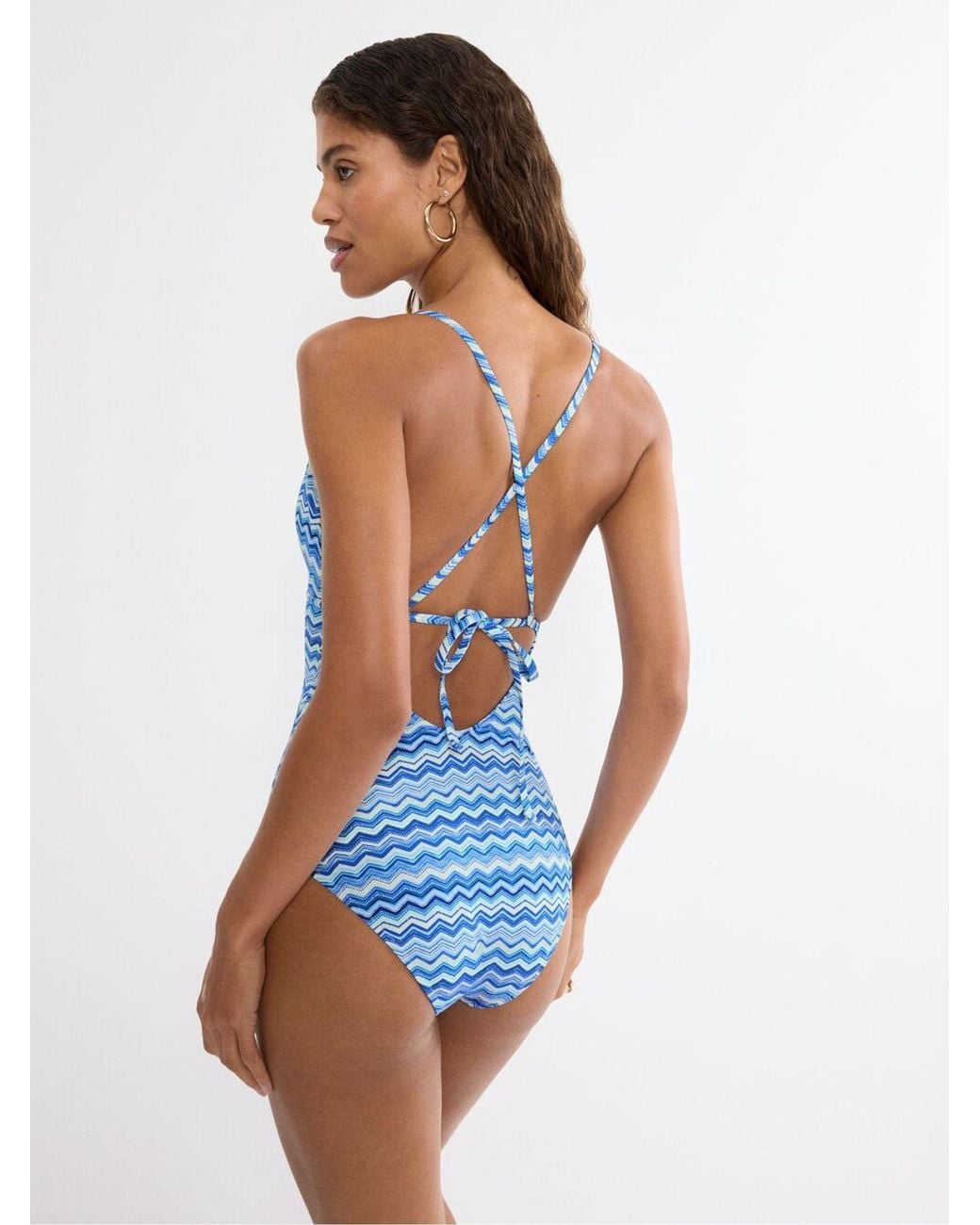 Triumph Blue Zig Zag Mix & Match Summer