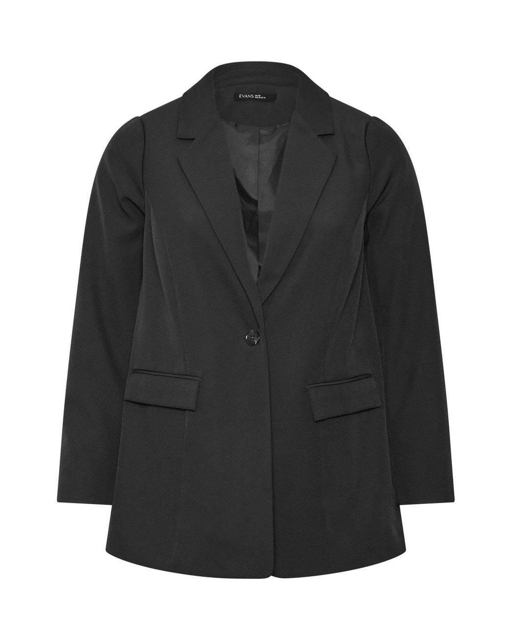 Evans Black Tailored Blazer