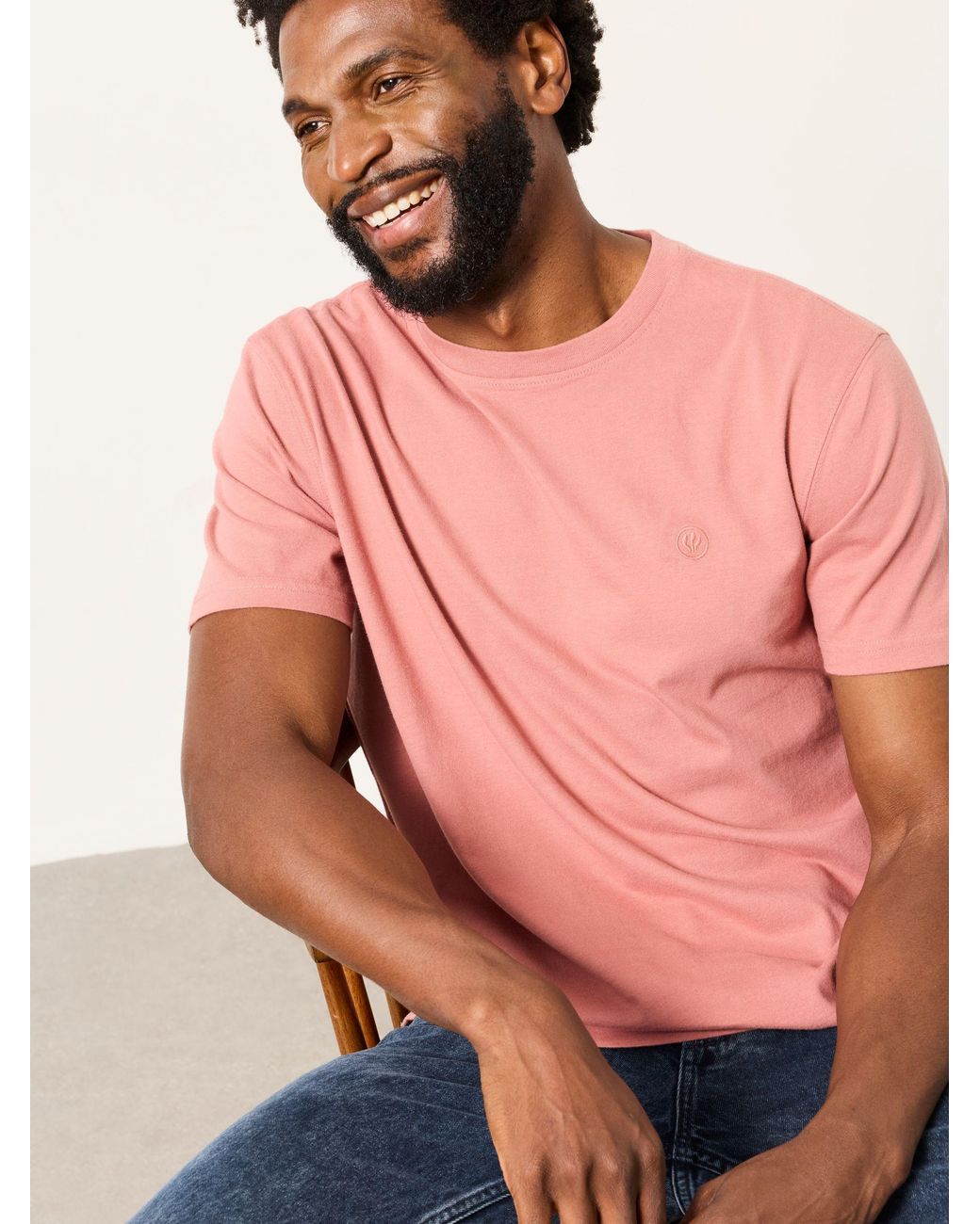 FatFace Pink Lulworth Short Sleevet-Shirt for men