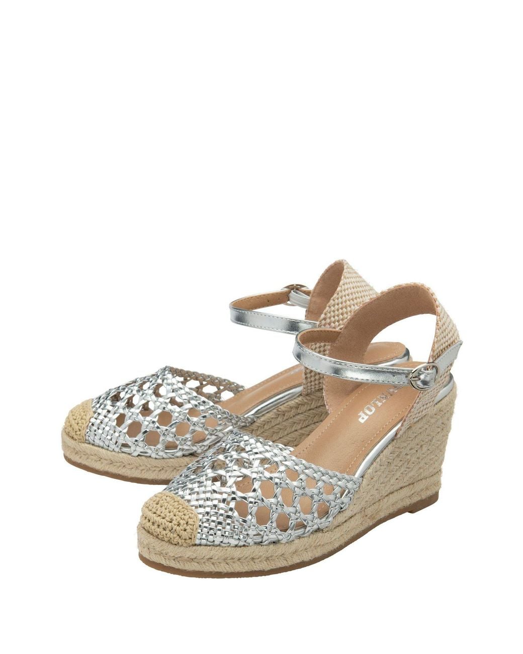 Dunlop White Wedge Shoes
