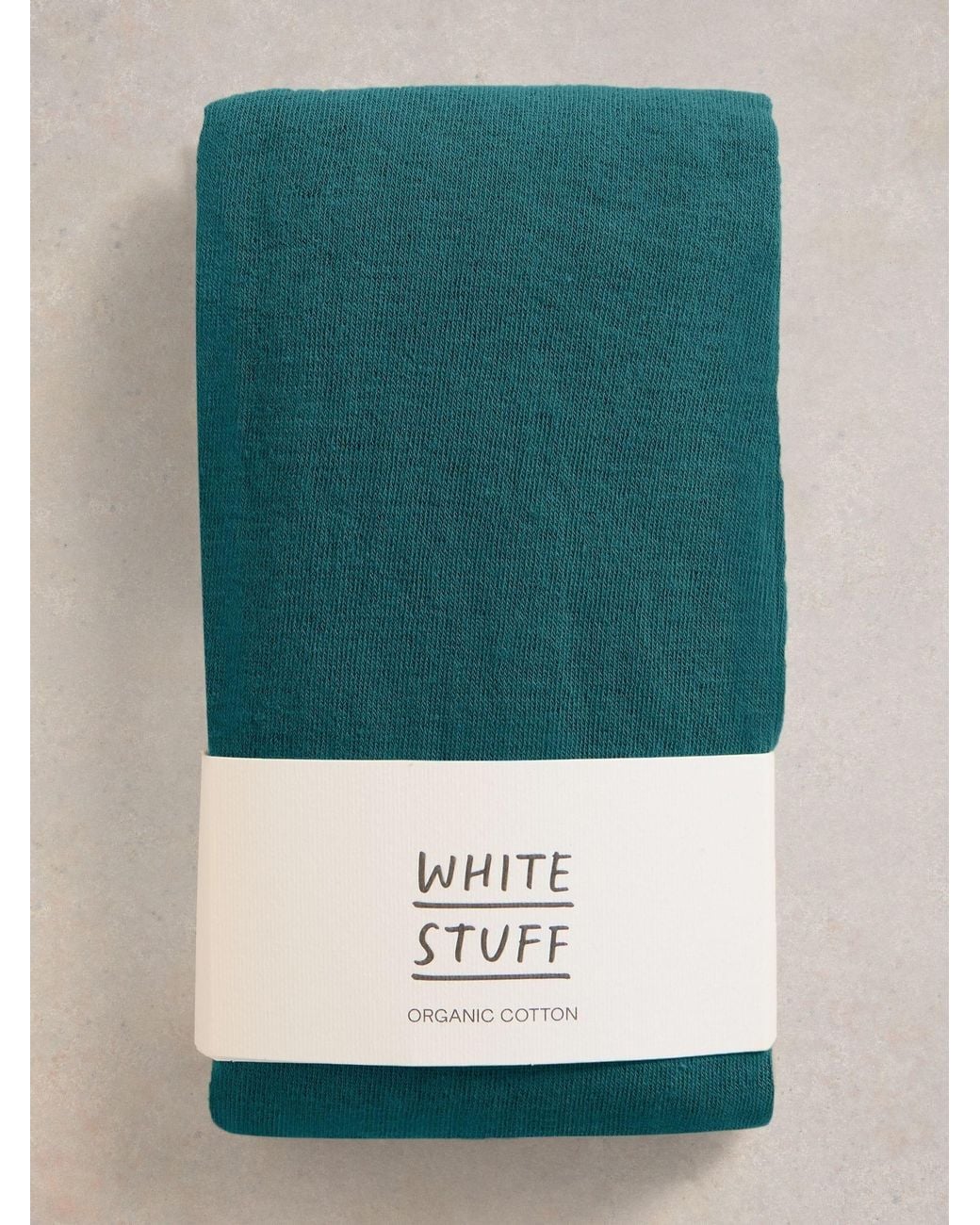 White Stuff Green Patty Plain Tights