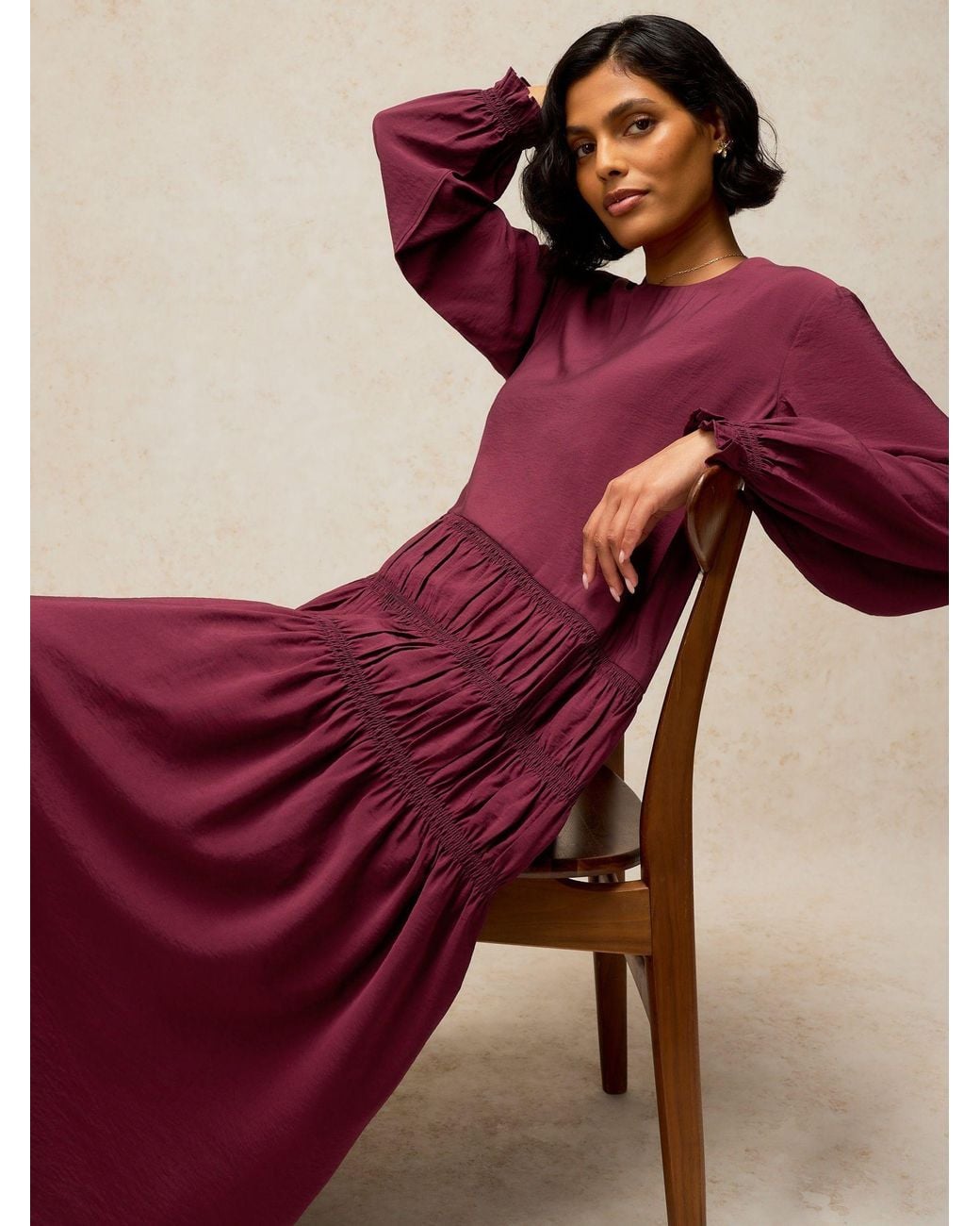 Drop Sept White Stuff Adeline Drop Waist Dress in Red | Lyst