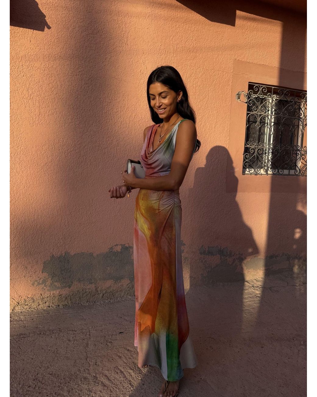 malika maxi dress rust Malika Maxi Dress
