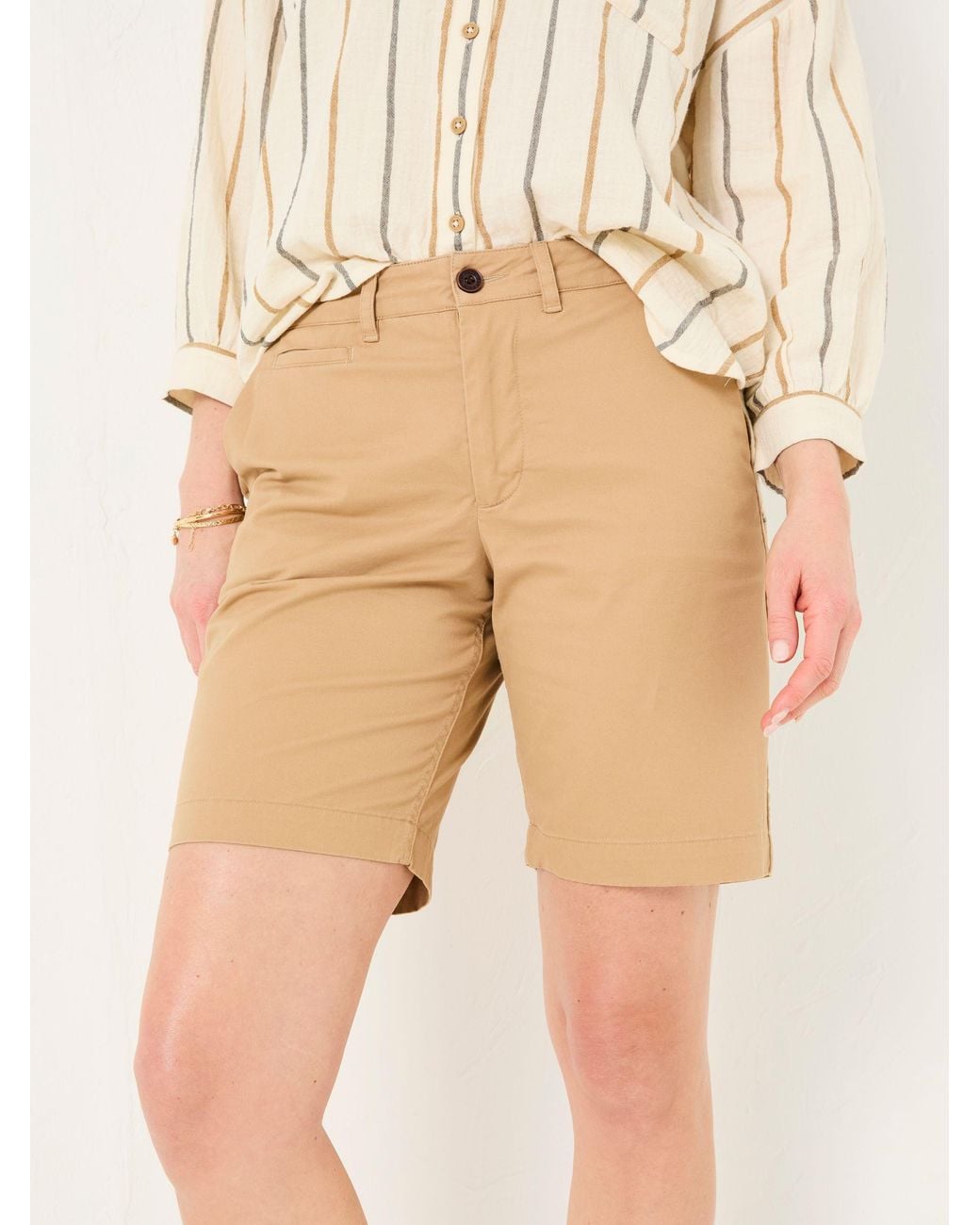 FatFace Natural Sandown Chino Shorts